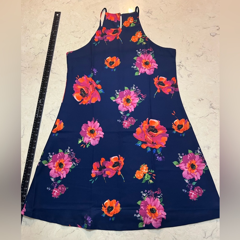 Floral Navy‎ Dress